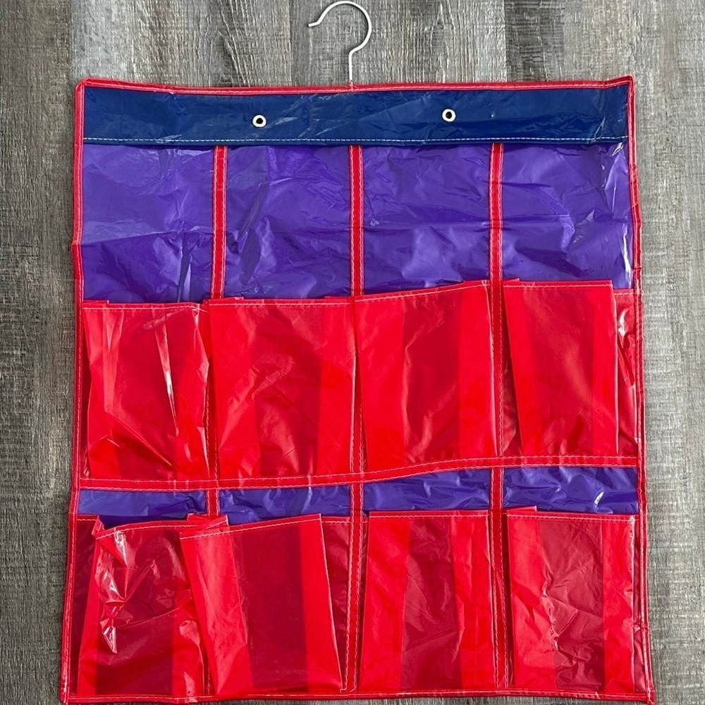 💞 Kids Hanging Closet Shoe Organizer